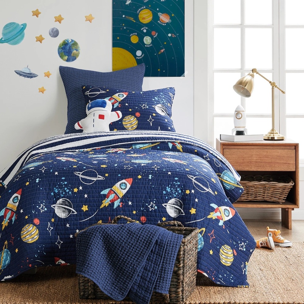 Galaxy Quilt Set - Levtex Home‎ Full/Queen 2 Shams + Quilt